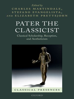 cover image of Pater the Classicist